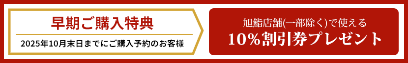 早期購入割引