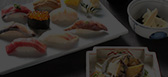 あわびステーキとにぎり寿司